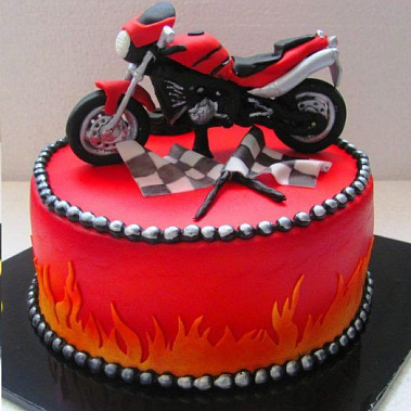Торт красный мотоцикл купить - нижнийновгород.сладкоежкин.рф